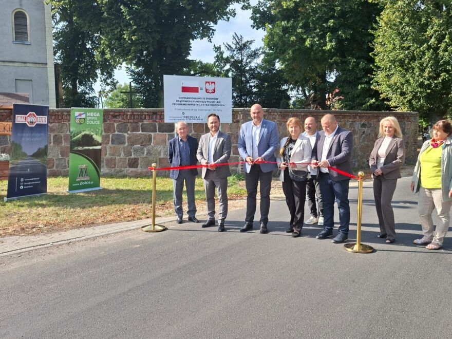 Uroczyste otwarcie drogi Dobropole – Skrzany