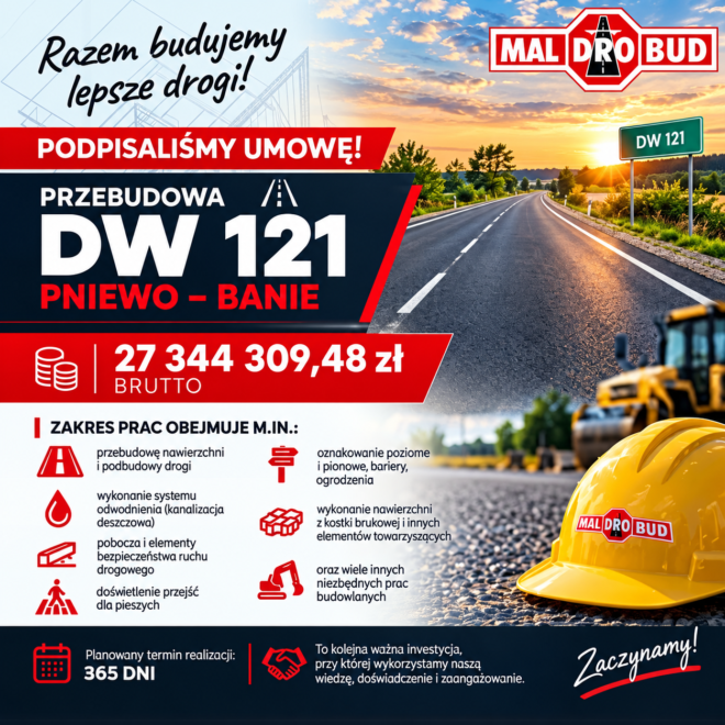 Rozpoczynamy nową inwestycję!